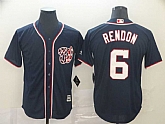 Nationals 6 Anthony Rendon Navy Cool Base Jersey,baseball caps,new era cap wholesale,wholesale hats